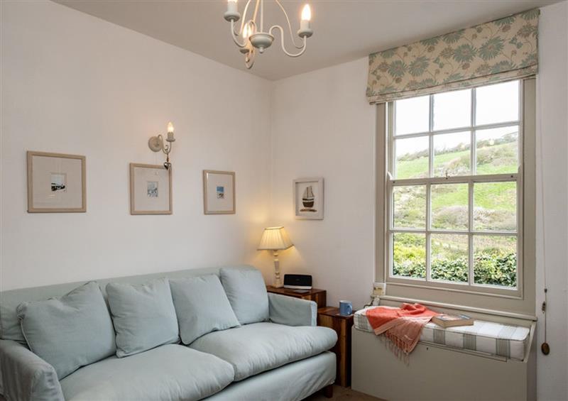 The living area at April Cottage, Port Isaac