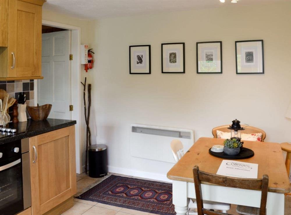 Well equipped kitchen at April Cottage in Staveley-in-Cartmel, near Windermere, Cumbria