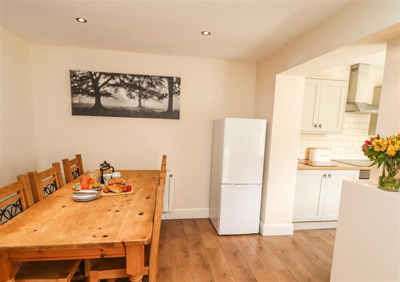 The dining area at April Cottage, Staxton