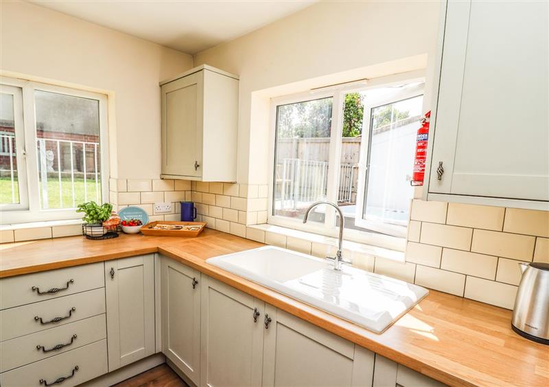 The kitchen at April Cottage, Staxton