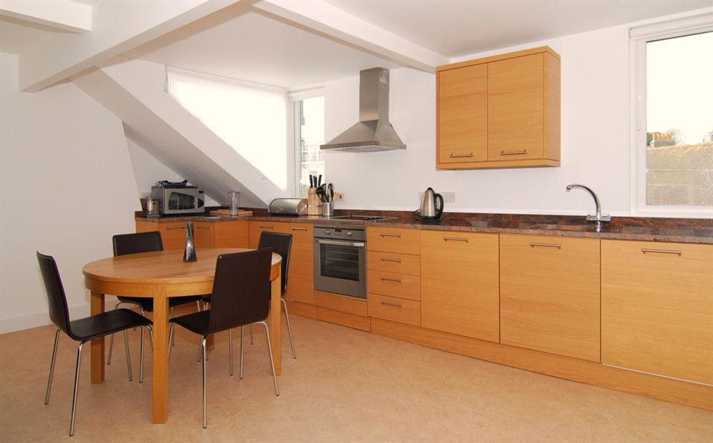 Fully fitted kitchen/dining area at Apt 2, Terrapins ( Upper ) in Off Church Street, Salcombe