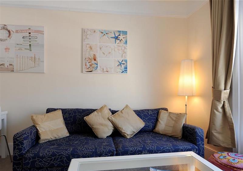 The living room at Apt 3, 20 Broad Street, Lyme Regis