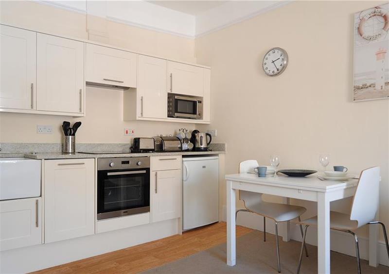 This is the kitchen at Apt 3, 20 Broad Street, Lyme Regis