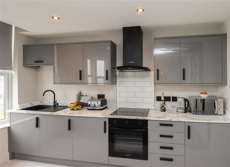 This is the kitchen at Apt 5 @ Hunters Quay, Bridlington