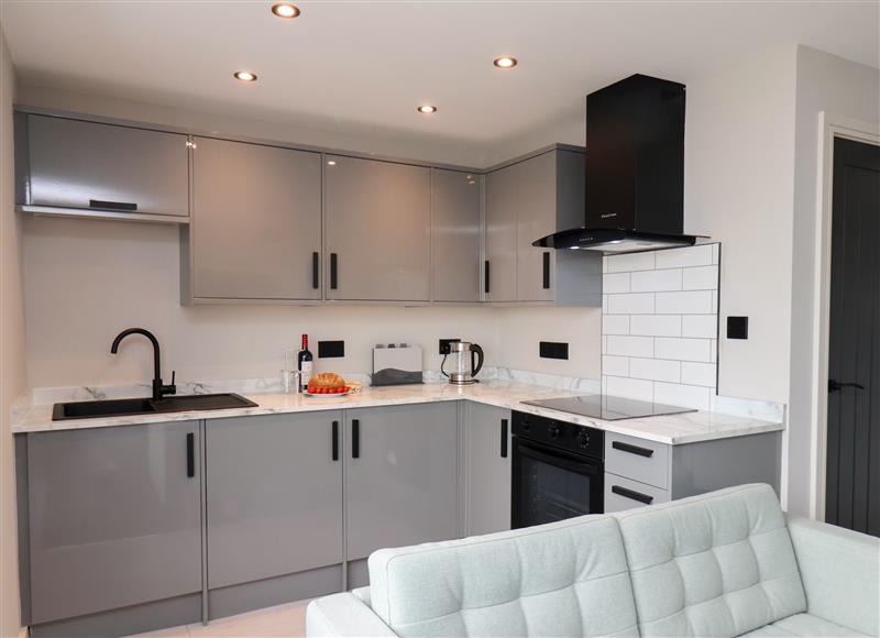 This is the kitchen at Apt 8 @ Hunters Quay, Bridlington