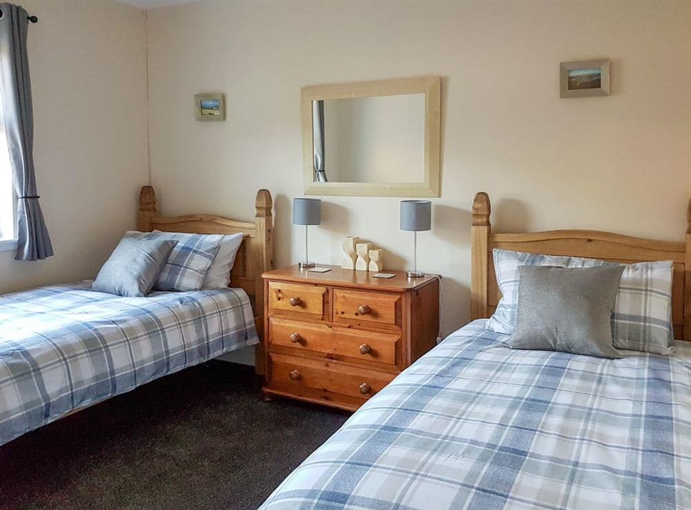 Twin bedroom at Ar Deireadh in Tayvallich, Argyll