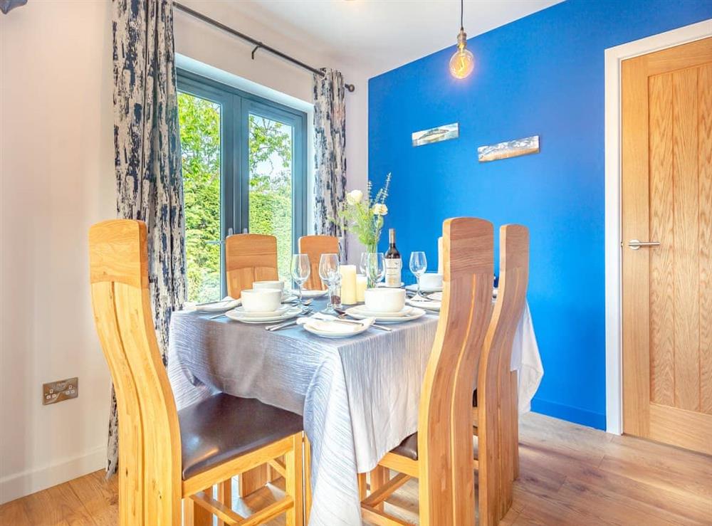 Dining room at Aragling in Worstead, near North Walsham, Norfolk
