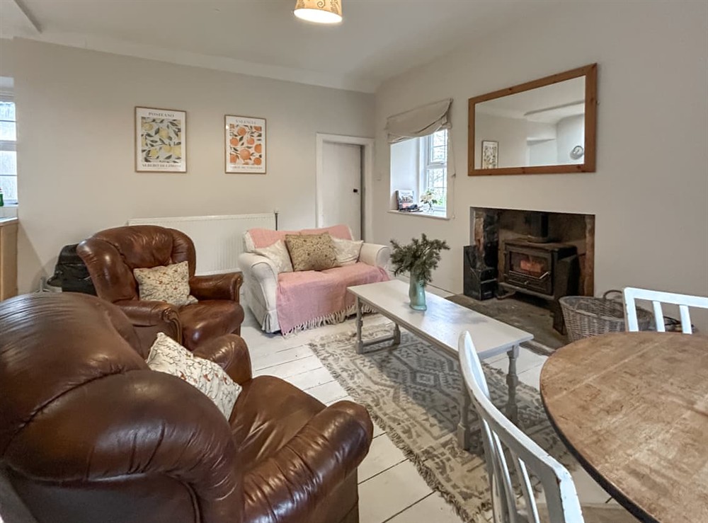Living area at Little Dunbar Cottage, 