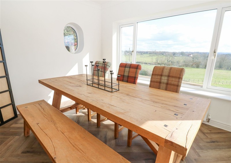 Dining room at Arbour House Farm Bungalow, Durham