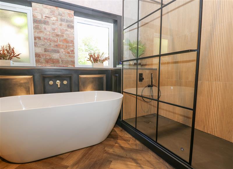 The bathroom at Arbour House Farm Bungalow, Durham