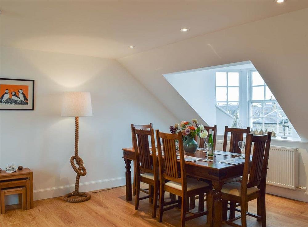 Lovely dining area at Arc House in Cellardyke, near Anstruther, Fife
