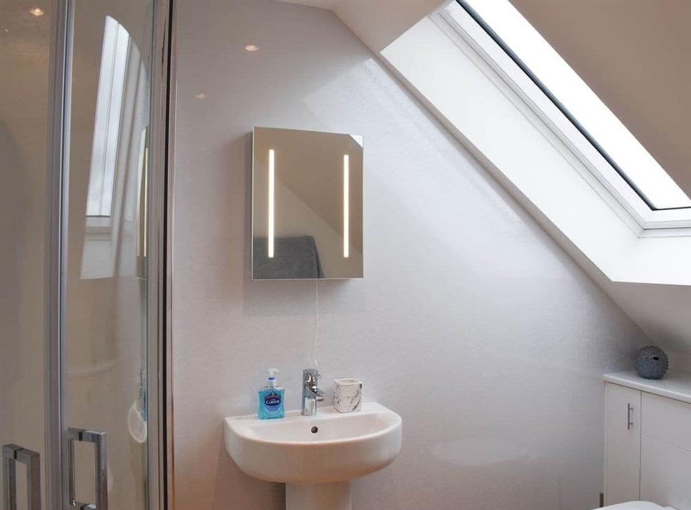 Shower room with cubicle at Arc House in Cellardyke, near Anstruther, Fife