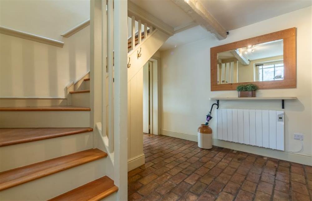 Groud floor: Stairs to first floor at Arch Cottage, Burnham Market  near Kings Lynn
