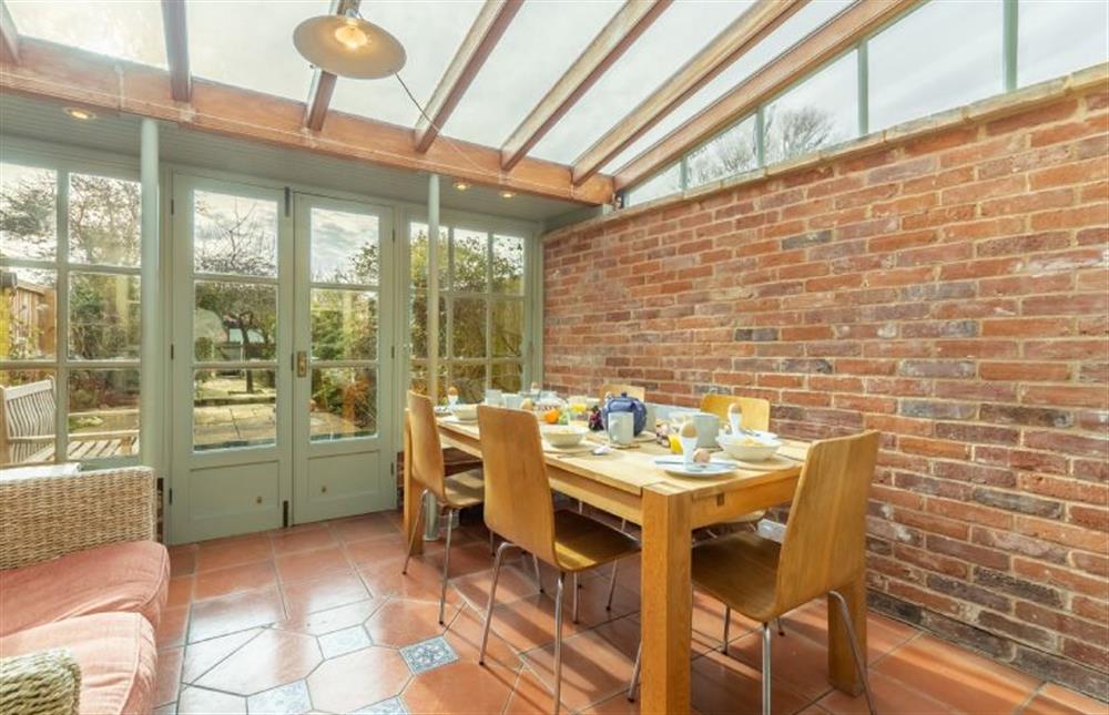 Ground floor: Dining conservatory at Arch Cottage, Burnham Market  near Kings Lynn