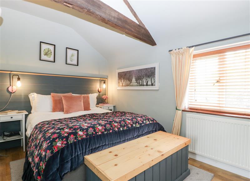 This is the bedroom at Archers Cottage, Aulden near Leominster