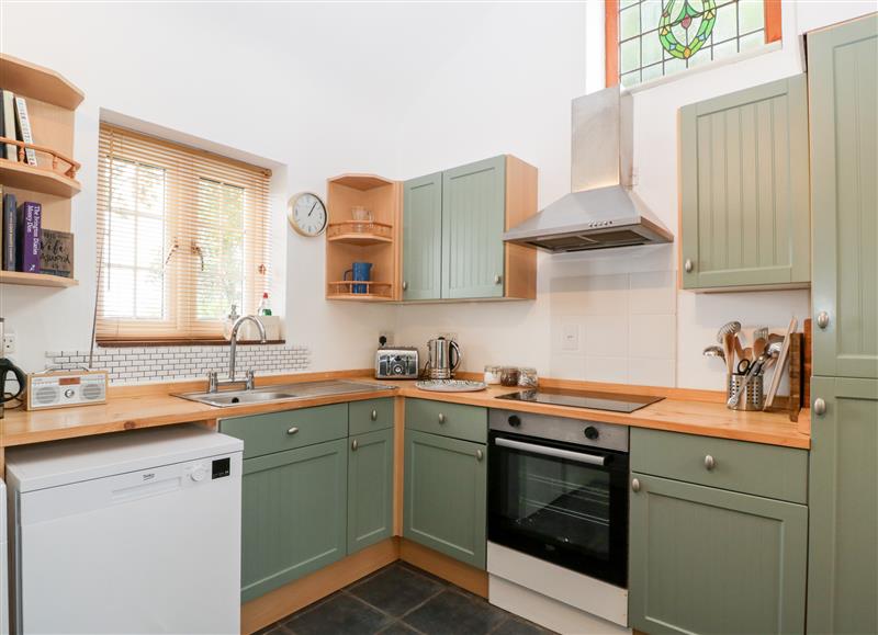 This is the kitchen at Archers Cottage, Aulden near Leominster