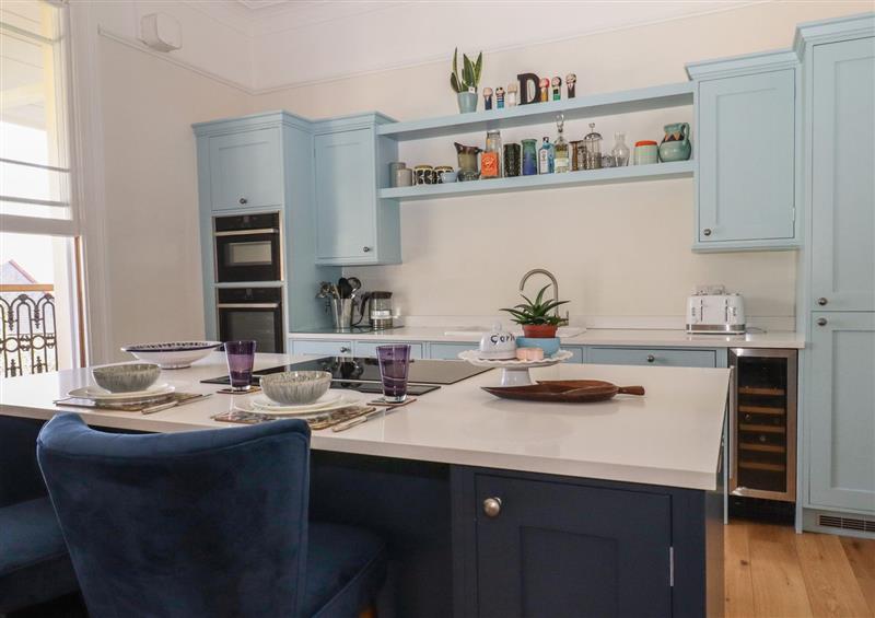 This is the kitchen at Archery Retreat, St Leonards-On-Sea