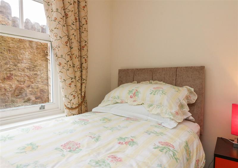 One of the bedrooms at Archies, Minehead