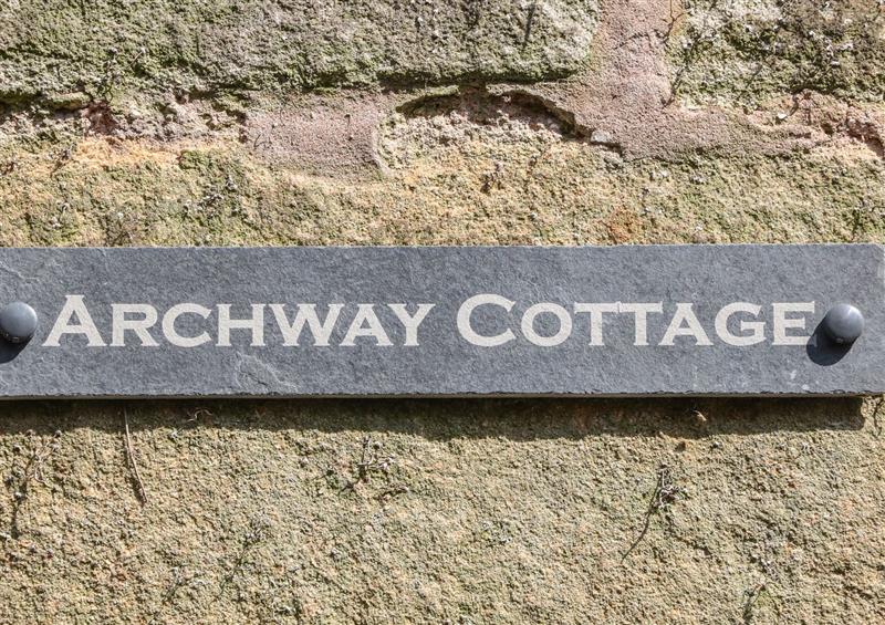 This is the garden at Archway Cottage, Crich