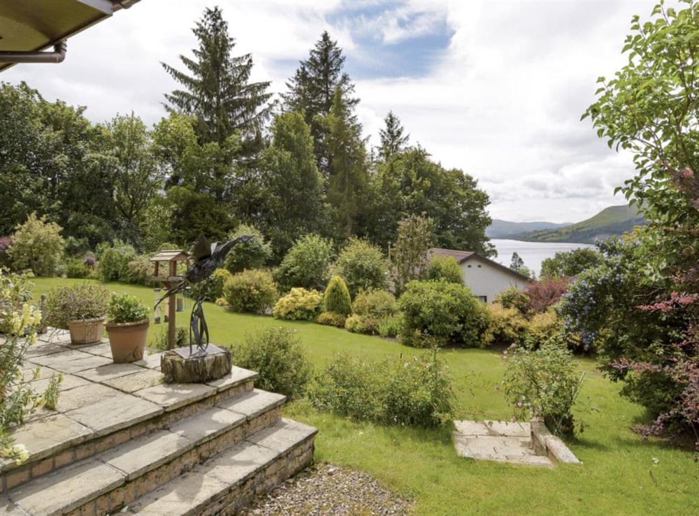 Picturesque views over Loch Tay at Ard Taigh in Fearnan, near Aberfeldy, Perthshire