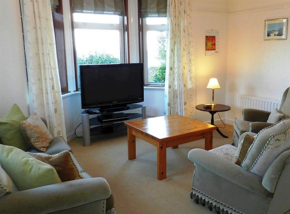 Living room at Ardbeag in Whiting Bay, Isle of Arran, Scotland