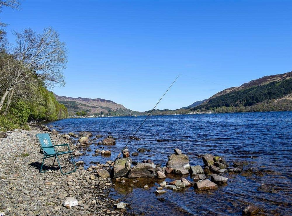 Fishing nearby on Loch Earn at Arden House in Comrie, near Crieff, Perthshire