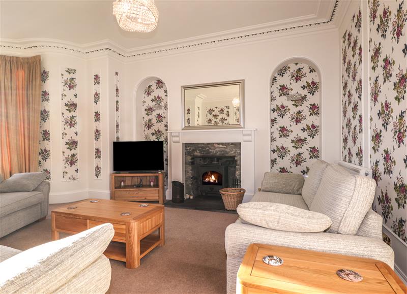 The living room at Arden House, Kingussie