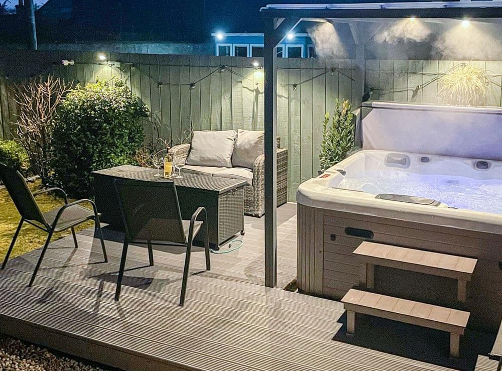 Hot tub at Ardentorrie Holiday Home in Inverness, Inverness-Shire