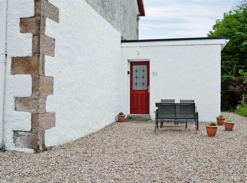 Private courtyard area at Ardgay in Fort Augustus, Inverness-Shire