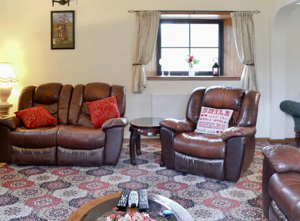 Comfy living room at Ardlui Church in Ardlui, near Balloch, Argyll and Bute, Dumbartonshire