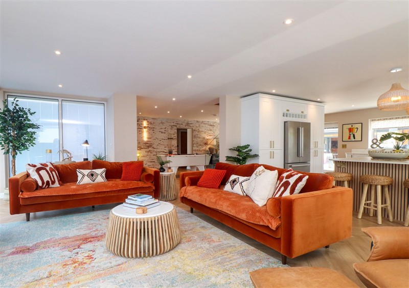 The living area at Ardwyn, Rhosneigr