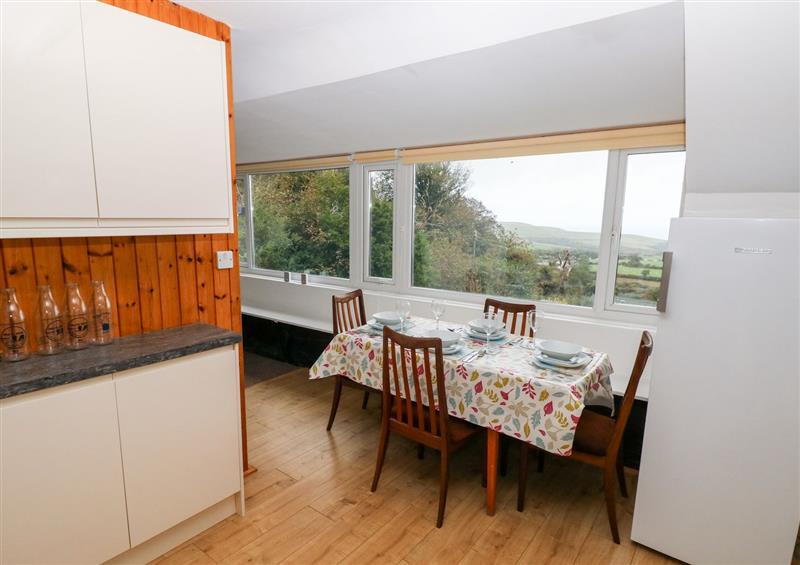 The kitchen at Arfron, Dinas Cross