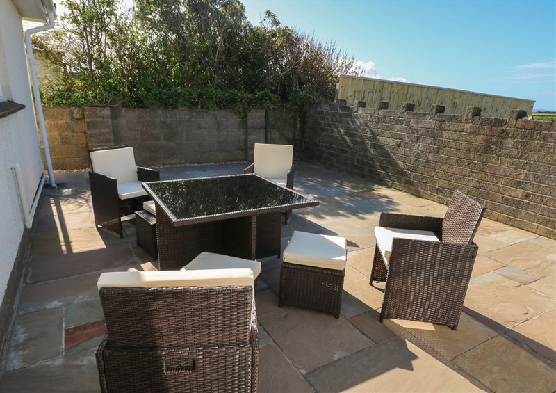 Enjoy a cup of tea on the patio