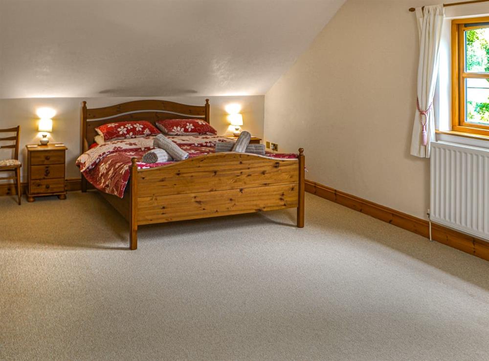 Double bedroom at Argentum House in Longhoughton, near Alnwick, Northumberland