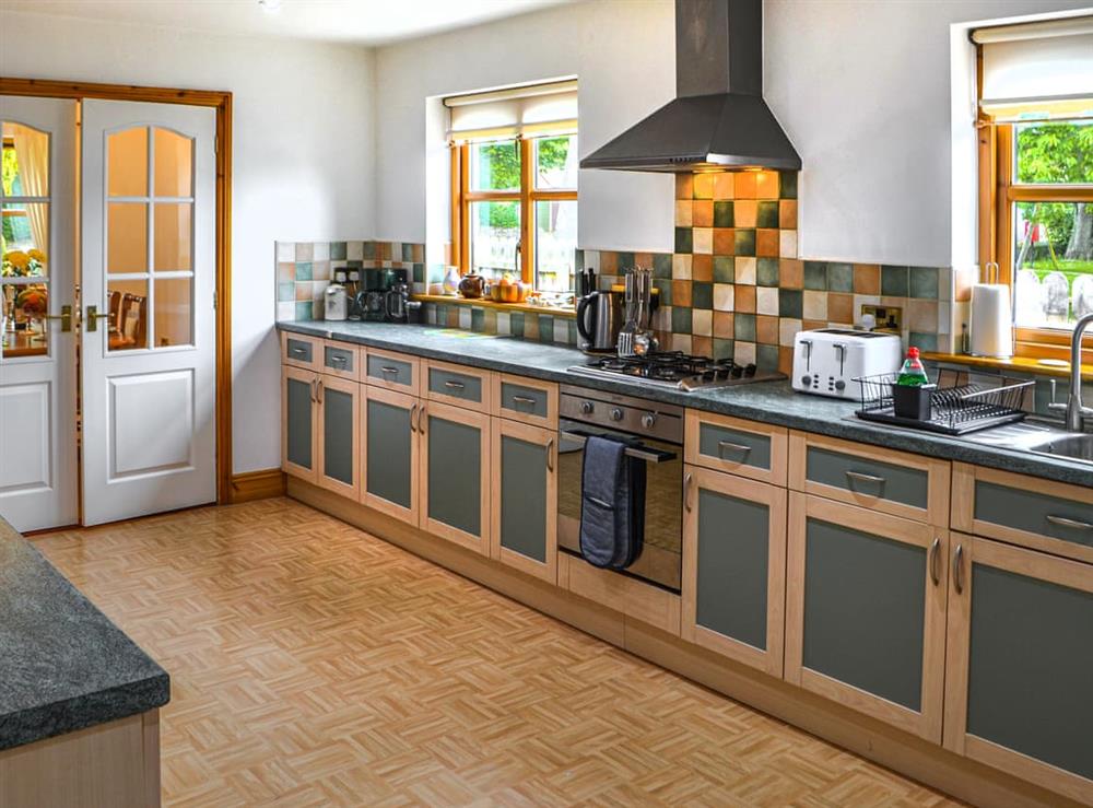 Kitchen at Argentum House in Longhoughton, near Alnwick, Northumberland
