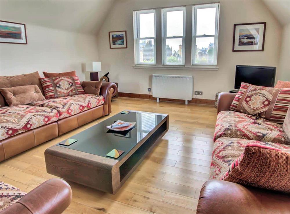 Living room at Argyle Place in Dornoch, Sutherland