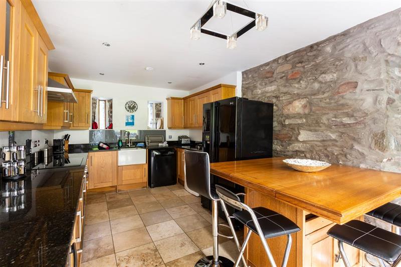 The kitchen at Argyll Barn, Colintraive, Argyll
