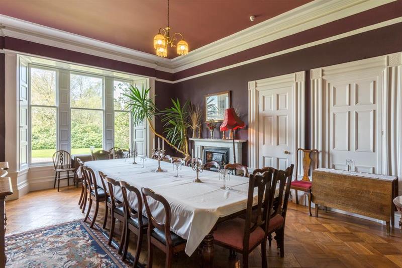 Dining room at Argyll Country House, Tarbert, Argyll and Bute