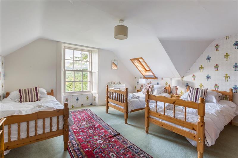 A large bedroom at Argyll House, Colintraive, Argyll