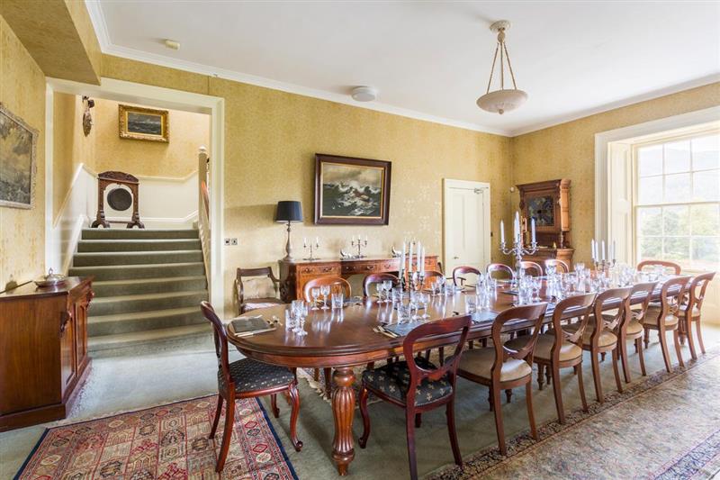 Dining room at Argyll House, Colintraive, Argyll