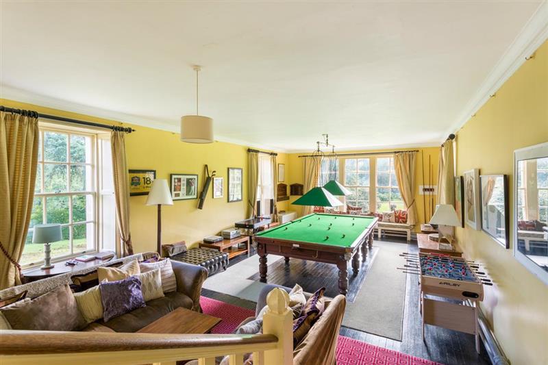 Games room at Argyll House, Colintraive, Argyll
