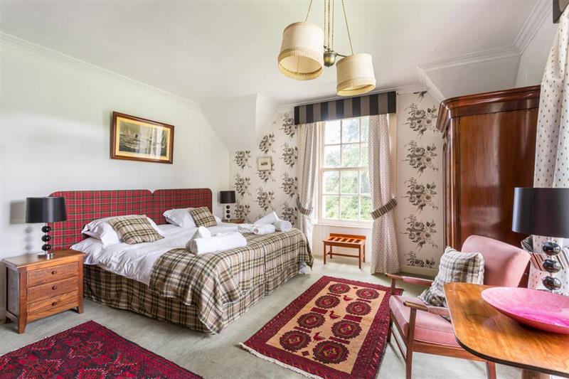 One of the bedrooms at Argyll House, Colintraive, Argyll