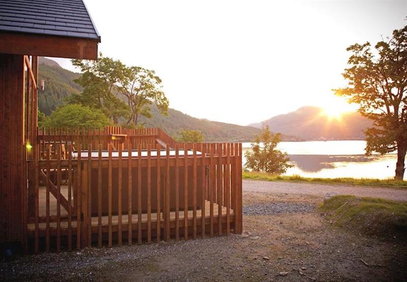 Loch Long view at Argyll Lodges in Dumbartonshire, Southern Highlands