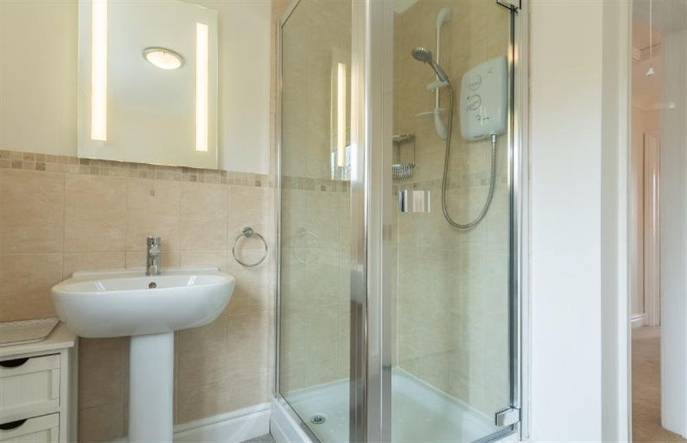 First floor: Bathroom with bath and shower cubicle (photo 2) at Arisaig, Wells-next-the-Sea