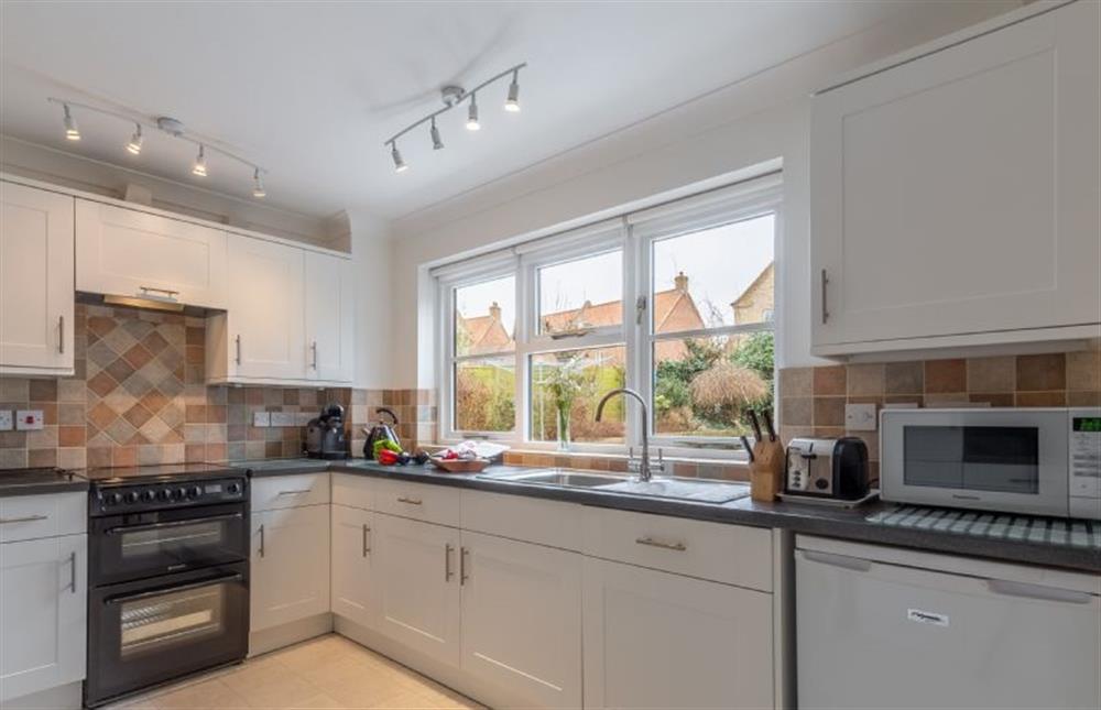 Ground floor: A smart and well-equipped kitchen at Arisaig, Wells-next-the-Sea