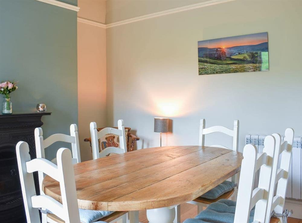 Dining room at Arkle Terrace in Reeth, near Richmond, North Yorkshire
