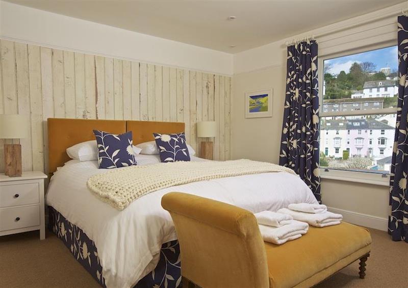 One of the 3 bedrooms at Armorel House, Dartmouth