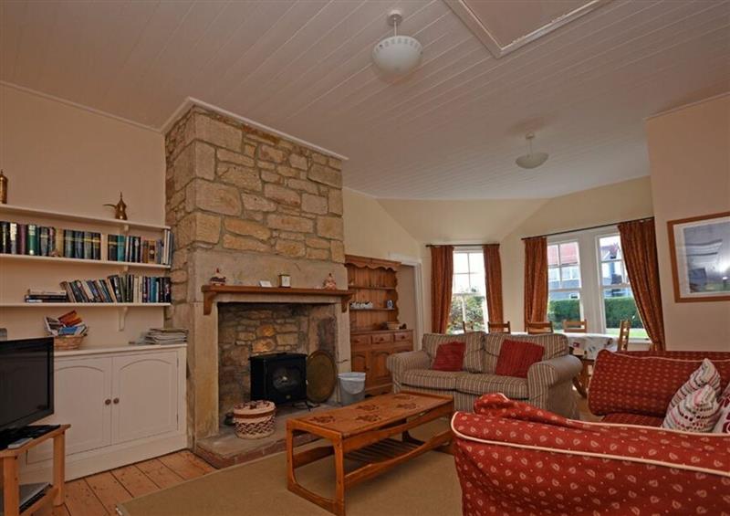The living area at Armstrong Cottages No2, Bamburgh