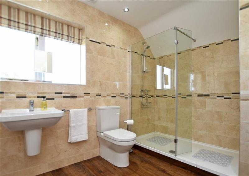 This is the bathroom at Armstrong Cottages No22, Bamburgh