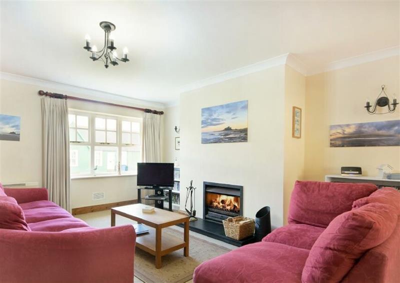 The living area at Armstrong Cottages No30, Bamburgh